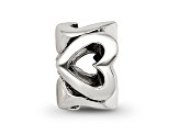 Sterling Silver Hearts Bead