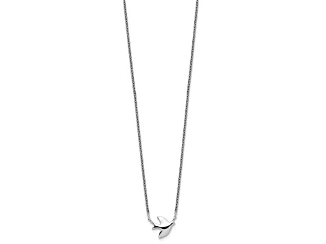 Sterling Silver Bird Pendant Necklace - 18W62A | JTV