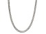 Sterling Silver 8mm Pavé Curb Chain