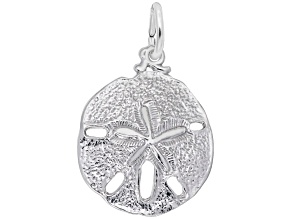 Silver Sand Dollar Charm