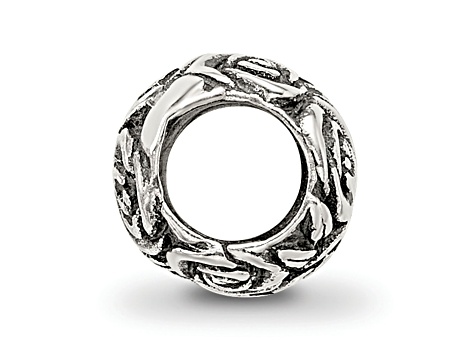 Sterling Silver Floral Bali Bead