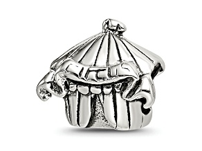 Sterling Silver Circus Tent Bead