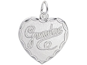 Silver Grandma Charm