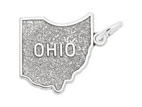 Silver Ohio Charm