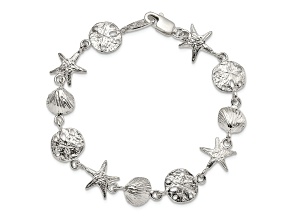 Sterling Silver Seashells Bracelet