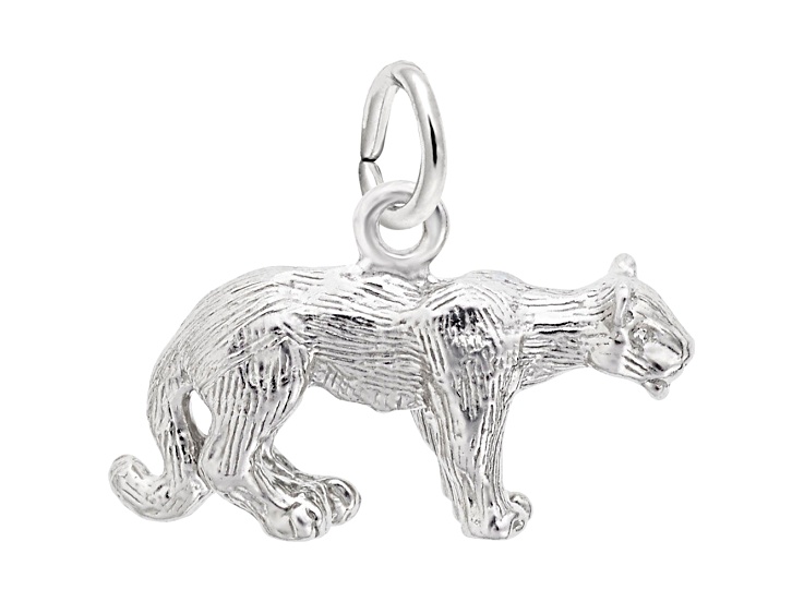 Silver Cougar Charm