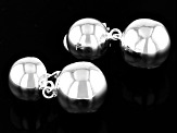 950 Sterling Silver Dangle Bead Earrings