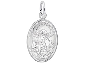 Silver St. Michael Charm