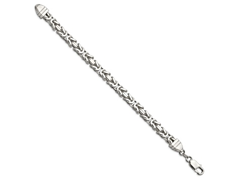 Sterling Silver 6mm Byzantine Chain