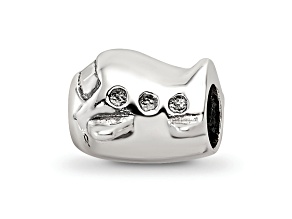 Sterling Silver Airplane Bead