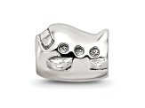 Sterling Silver Airplane Bead