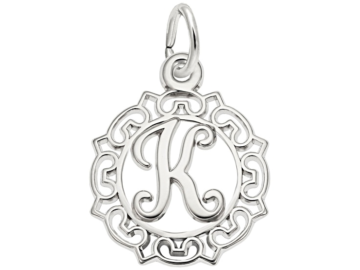 Silver Initial K Charm - 19SDNK | JTV
