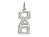 Sterling Silver DAD Charm