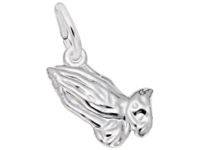 Silver Praying Hands Charm