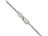 Sterling Silver 1.4mm Rolo Chain Necklace