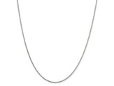 Sterling Silver 1.4mm Rolo Chain Necklace