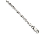 Sterling Silver 2.25mm Singapore Chain Bracelet