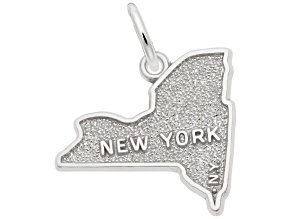 Silver New York Charm