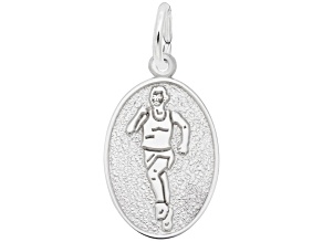 Silver Runner Charm