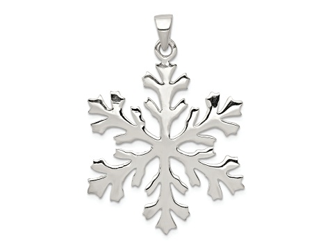 Sterling Silver Snowflake Pendant