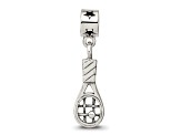 Sterling Silver Kids Tennis Racket Dangle Bead
