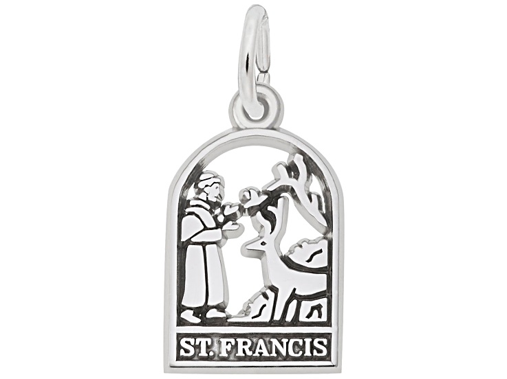 Silver St. Francis Charm