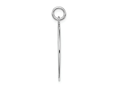 Rhodium Over Sterling Silver Sister Pendant