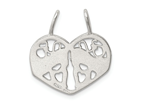 Sterling Silver Mother Daughter 2-piece break apart Charm