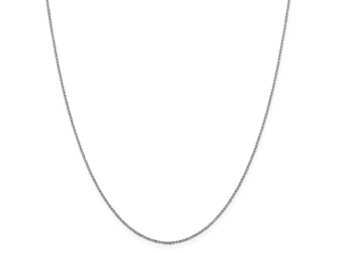 Sterling Silver 1.1mm Rolo Chain Necklace