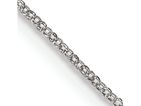 3.4mm Rolo Chain Necklace In Solid Platinum - 16" | Peoples Jewellers - Foto 8