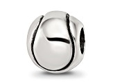Sterling Silver Tennis Ball Bead
