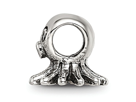 Sterling Silver Kids Octopus Bead