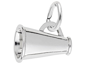 Silver Megaphone Charm
