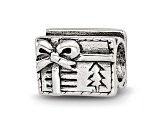 Sterling Silver Kids Christmas Present Bead