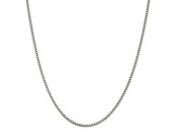 Sterling Silver 2mm Box Chain Necklace