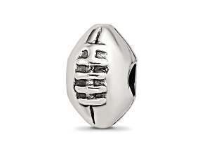 Sterling Silver Football Bead