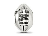 Sterling Silver Football Bead