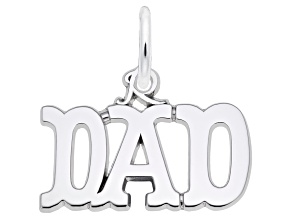 Silver Dad Charm