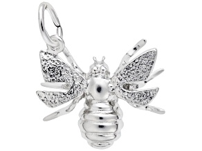 Silver Bee Charm