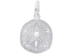 Silver Sand Dollar Charm