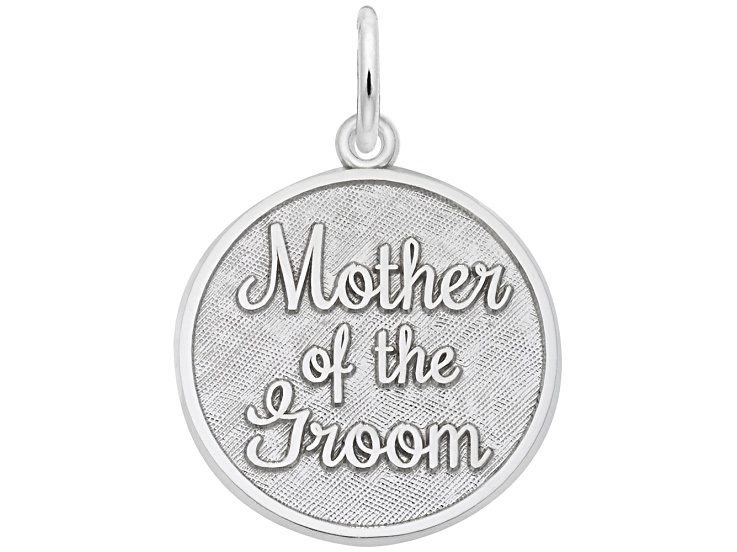 Silver Mother Of The Groom Charm