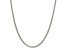 Sterling Silver 4mm Rolo Chain Necklace