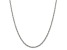 Sterling Silver 3mm Fancy Patterned Rolo Chain Necklace