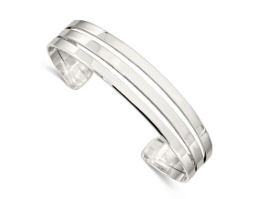 Sterling Silver Polished Cuff Bracelet