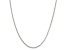 Sterling Silver 2.5mm Oval Fancy Rolo Chain Necklace