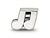 Sterling Silver Music Notes Bead