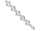 Sterling Silver Dolphins Bracelet