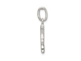 Sterling Silver Polished #1 MOM Charm