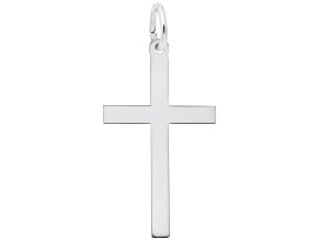 Silver Cross Charm