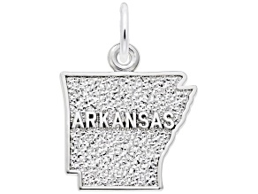 Silver Arkansas Charm